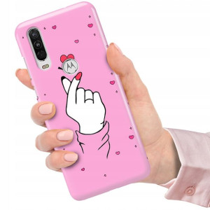 Etui do MOTOROLA ONE ACTION Flower Kwiaty Wzory