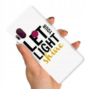 Etui do MOTOROLA ONE HYPER Case Modne Napisy Wzory