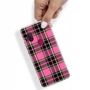 Etui do MOTOROLA ONE HYPER W Kratkę Kratka Wzory