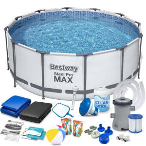 BASEN DO OGRODU DUŻY ZESTAW Bestway 427x84 cm