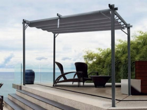 Pergola Ogrodowa Szara 3x4m Dach Altana Taras