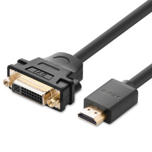Ugreen kabel przewód adapter przejściówka DVI 24+5 pin (żeński) - HDMI (męs