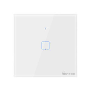Sonoff T0EU1C-TX dotykowy włącznik światła przełącznik przycisk Wi-Fi biały