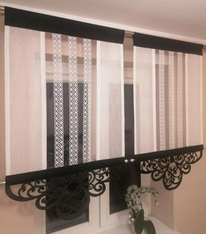 Firana panel ekranowy batyst 145 x 80 cm
