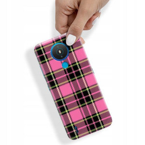 Etui do NOKIA 1.4 Obudowa W Kratkę Kratka Wzory
