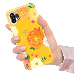 Etui do NOTHING PHONE 1 Case Flower Kwiaty Wzory