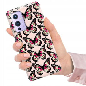 Etui do ONEPLUS 9 Obudowa Flower Kwiaty Top Wzory