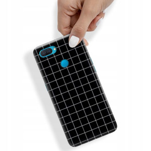 Etui do OPPO A12 5G Obudowa W Kratkę Kratka Wzory
