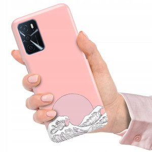 Etui do OPPO A16 Obudowa Flower Kwiaty Top Wzory