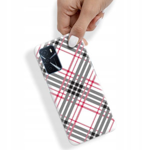 Etui do OPPO A16s Obudowa W Kratkę Kratka Wzory