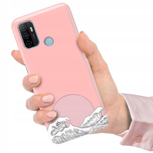 Etui do OPPO A53S Obudowa Flower Kwiaty Top Wzory