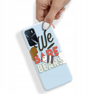 Etui do OPPO A54s Case Misie We Bare BEARS Wzory