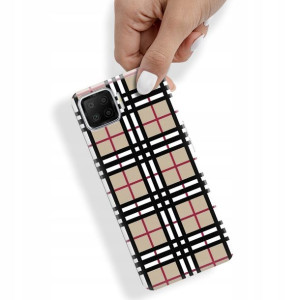 Etui do OPPO A73 Obudowa W Kratkę Kratka Top Wzory