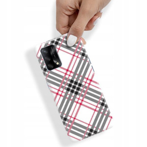 Etui do OPPO A74 4G Obudowa W Kratkę Kratka Wzory