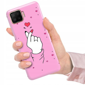 Etui do OPPO F17 Obudowa Flower Kwiaty Top Wzory