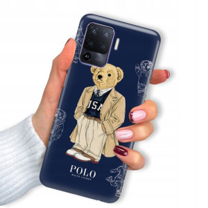Etui do OPPO RENO 5 LITE Case Miś Bearbrick Wzory