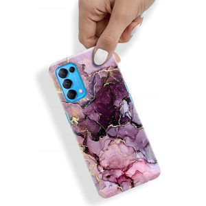 Etui do OPPO RENO 5 Marmurki Obudowa Case Wzory