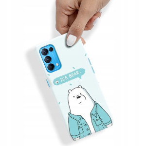 Etui do OPPO RENO 5K Case We Bare BEARS Top Wzory