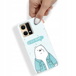 Etui do OPPO RENO 7 4G Case BARE BEARS Top Wzory