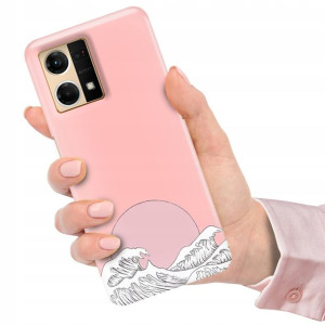 Etui do OPPO RENO 7 4G Case Flower Kwiaty Wzory