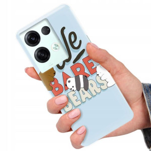 Etui do OPPO RENO 8 5G Case Bare Bears Top Wzory