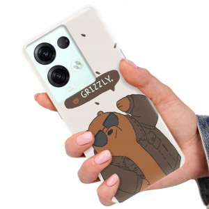 Etui do OPPO RENO 8 PRO 5G Case Bare Bears Wzory