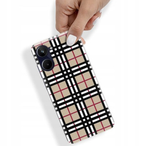 Etui do REALME 10 4G Obudowa W Kratkę Kratka Wzory
