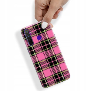 Etui do REALME 5 PRO Case W Kratkę Kratka Wzory