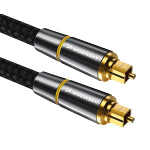 Wozinsky optyczny kabel przewód audio cyfrowy światłowód Toslink SPDIF 2m c