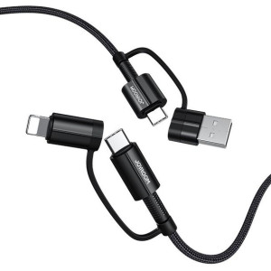 Joyroom 4w1 kabel do szybkiego ładowania USB Typ C / USB - USB Typ C / Lith