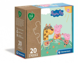 Puzzle 2x20 Play For Future Swinka Peppa