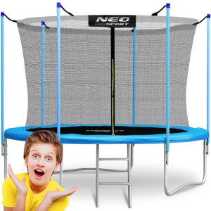 Trampolina ogrodowa dla dzieci 6ft/183cm z drabinką Neo-Sport