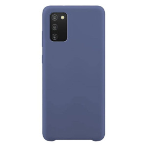 Silicone Case elastyczne silikonowe etui pokrowiec Samsung Galaxy A03s nieb