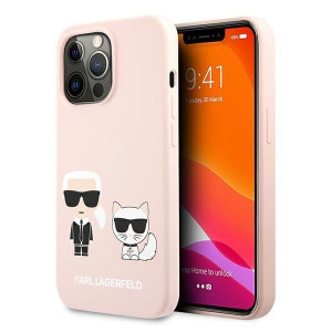 Karl Lagerfeld KLHCP13XSSKCI iPhone 13 Pro Max 6,7" hardcase jasno różowy/l