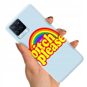 Etui do REALME 8 Obudowa Modne Top Napisy Wzory