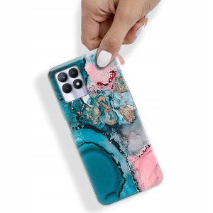 Etui do REALME 8i Case Marmurki Marble TOP Wzory