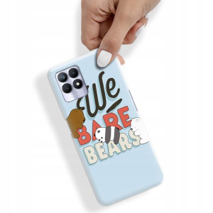 Etui do REALME 8i Case Misie We Bare BEARS Wzory