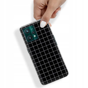 Etui do REALME 9 PRO PLUS W Kratkę Kratka Wzory