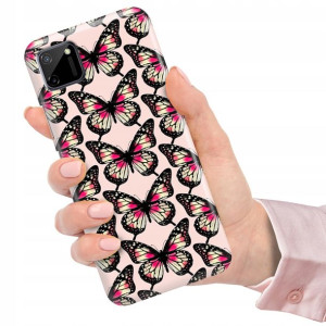 Etui do REALME C11 Obudowa Flower Kwiaty Top Wzory