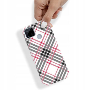 Etui do REALME C15 Obudowa W Kratkę Kratka Wzory