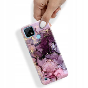 Etui do REALME C21 Marmurki Obudowa Case TOP Wzory
