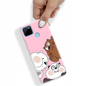 Etui do REALME C21Y Case We Bare BEARS Top Wzory