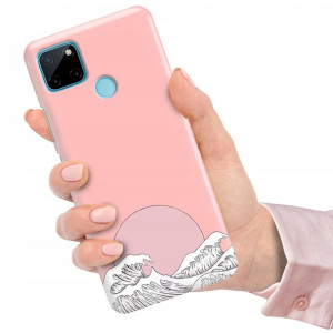 Etui do REALME C21Y Obudowa Flower Kwiaty Wzory