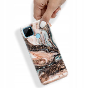 Etui do REALME C25Y Case TOP Marble Marmurki Wzory