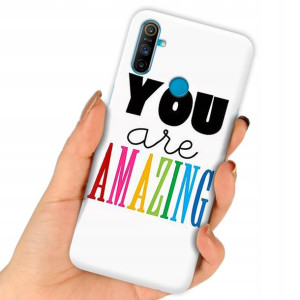 Etui do REALME C3 Obudowa Modne Top Napisy Wzory