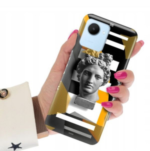 Etui do REALME C30 Premium Nowoczesne Art Wzory