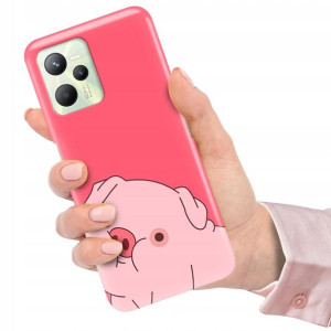 Etui do REALME C35 Obudowa Flower Kwiaty Top Wzory
