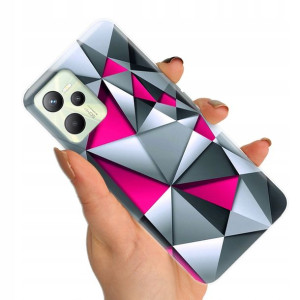 Etui do REALME C35 Obudowa Matrix Patern Top Wzory
