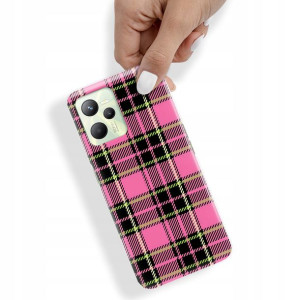 Etui do REALME C35 Obudowa W Kratkę Kratka Wzory