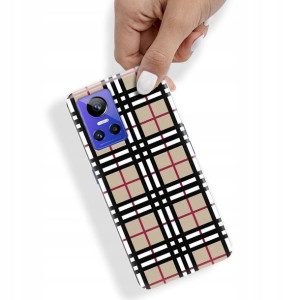 Etui do REALME GT NEO 3 5G W Kratkę Kratka Wzory